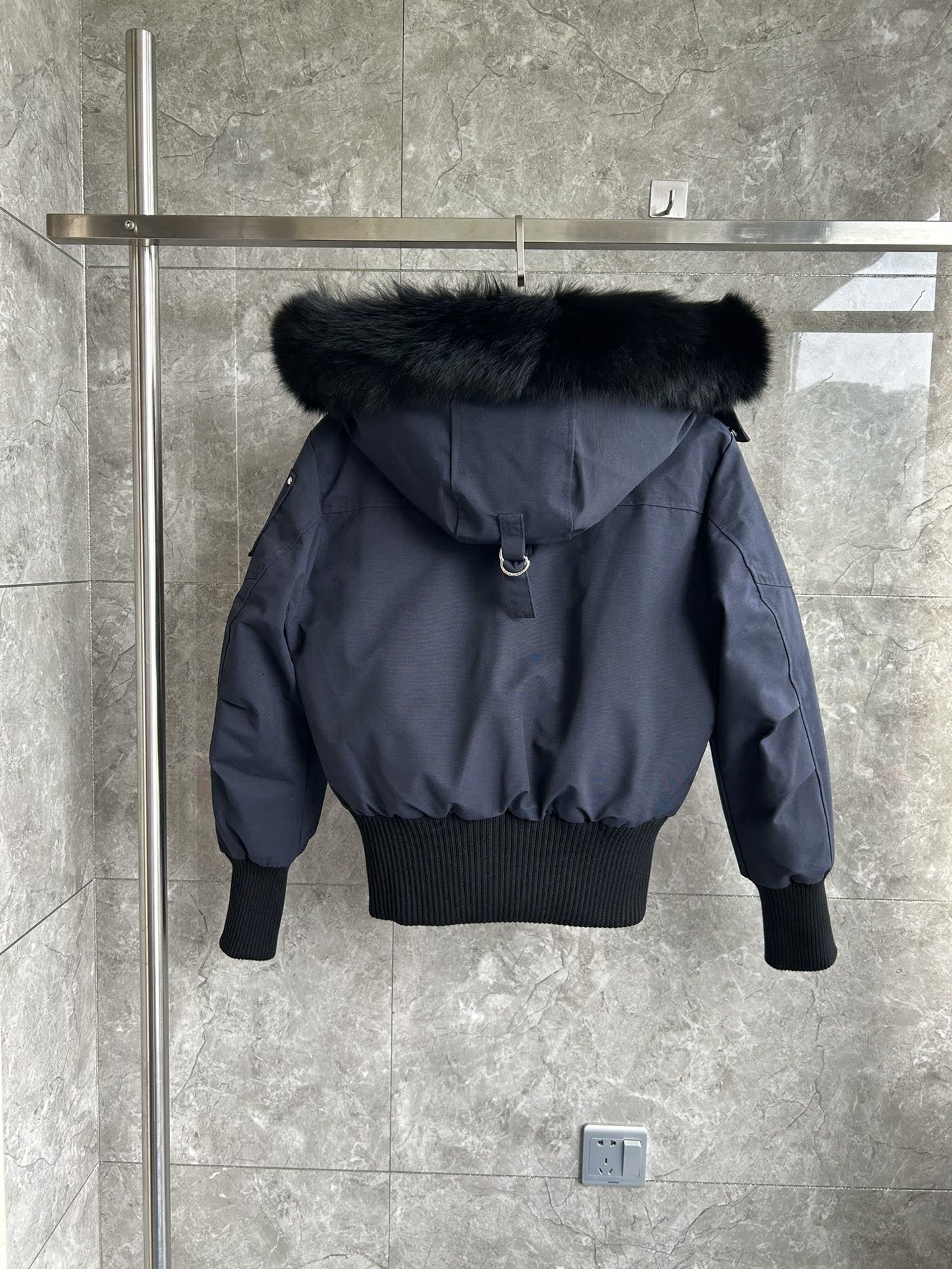 Moose Knuckles Hooded Fur-Trim Bomber Jacket Moose Knuckles Hooded Fur-Trim Bomber Jacket